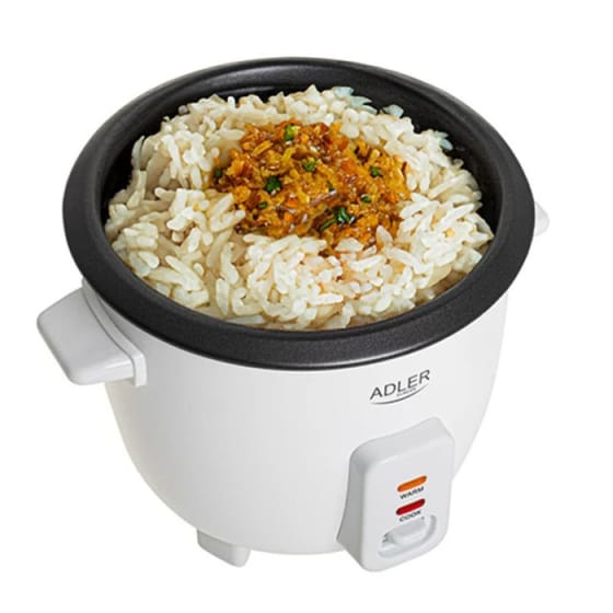 Παρασκευαστής Ρυζιού Rice Cooker 300w Με Χωρητικότητα 0.6lt Adler Ad-6418 image 2