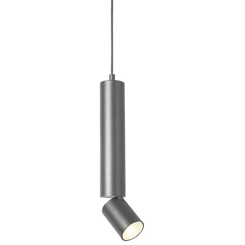 ACA DECOR Φωτιστικό Οροφής Μονόφωτο Aca Babel από Αλουμίνιο Φ5.6x25-120 cm - Γκρι