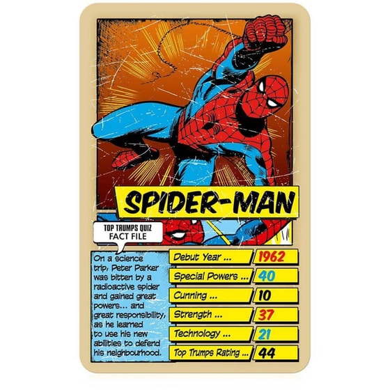 Τράπουλα Marvel Comics Retro Top Trumps Card Game image 3