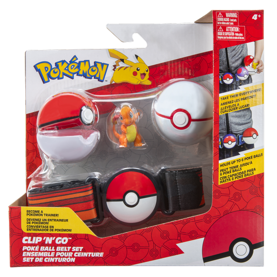 POKEMON Clip N Go Pokeball Ζώνη με Φιγούρα W8 (2 Σχέδια) image 8