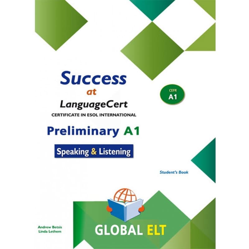 Success at LanguageCert A1 ESOL Students book