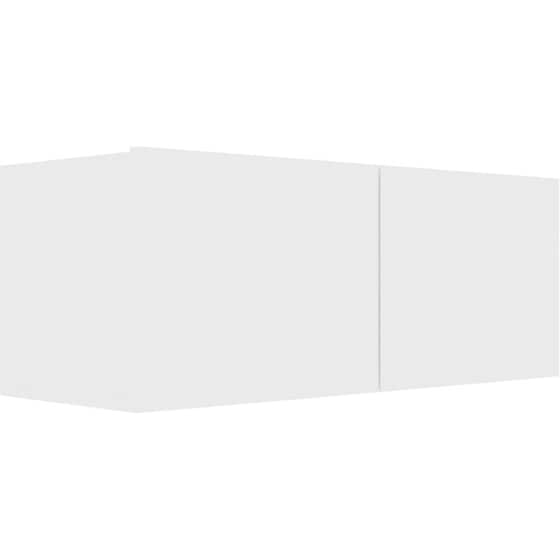 Έπιπλο Τηλεόρασης VidaXL από Μοριοσανίδα 80x30x30cm - Λευκό image 0