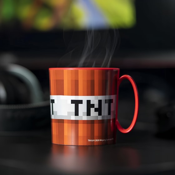 Παιδική Κούπα Gim Micro Minecraft από Πλαστικό 350 ml - Κόκκινο image 3