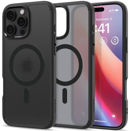 Θήκη Apple Iphone 16 Pro - Spigen Ultra Hybrid Magfit Με Magsafe - Frost Black (acs08134) image 0