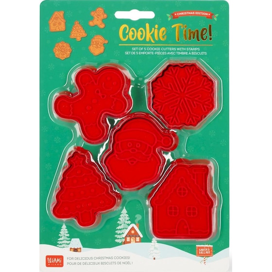Legami Χριστουγεννιάτικες Φόρμες Κοπής Μπισκότων Cookie Time! Christmas Edition - 5 Τμχ image 0