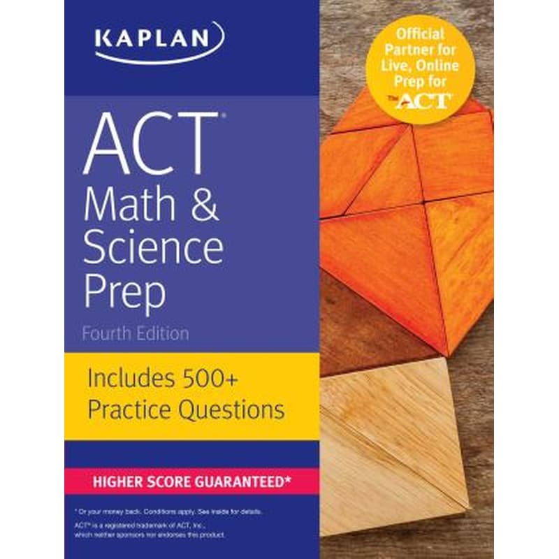 Prep　Questions　Practice　Public　ACT　Prep　500+　Math　Test　Kaplan　Science　Includes　βιβλία