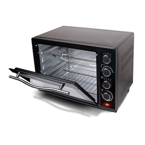 Ηλεκτρικός Φούρνος Grill 35l 1600w Με 2 Ταψιά Και Πιρούνα Ψησίματος, Turbotronic Tt-ev35 image 1