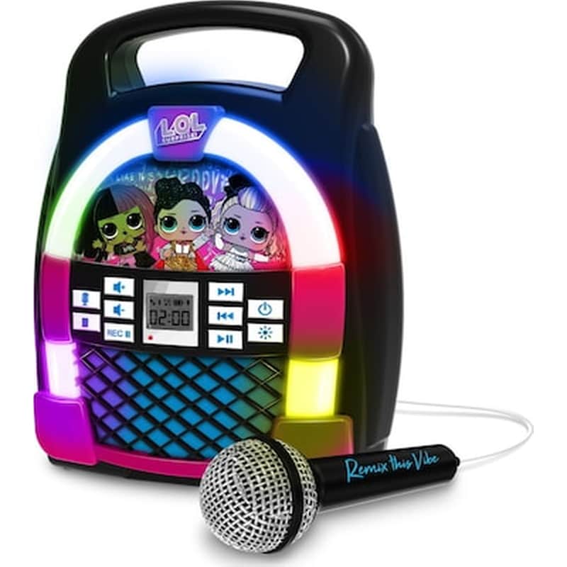 Ekids Lol Surprise Karaoke Και Ασύρματο Μικρόφωνο Για Παιδιά Και Εφήβους Με Ενσωματωμένη Μουσική