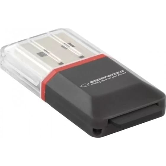 Esperanza EA134K MicroSD Card Reader Μαύρο image 1