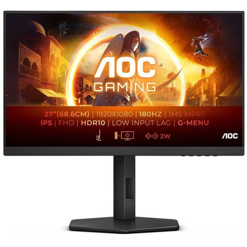 AOC AOC 27G4X Gaming Monitor 27 FHD IPS Flat 180Hz 0.5ms