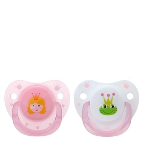 Kiokids Σετ Πιπίλας Σιλικόνης 2 Τμχ Princess +0m image 0