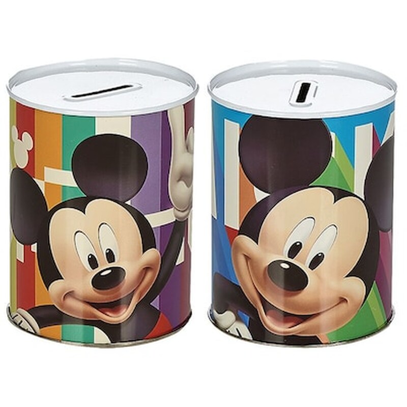 Κουμπαρας Μεταλλικος Mickey 11x8cm Distribuzione Italia 8435333896181