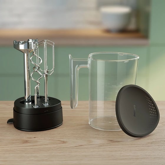 PHILIPS HR3781/20 500 W Μαύρο Μίξερ Χειρός image 5