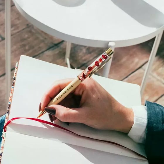 Σετ Δώρου Τετράδιο Frida Kahlo Viva La Vida Premium A5 με Στυλό 96 Φύλλων image 6