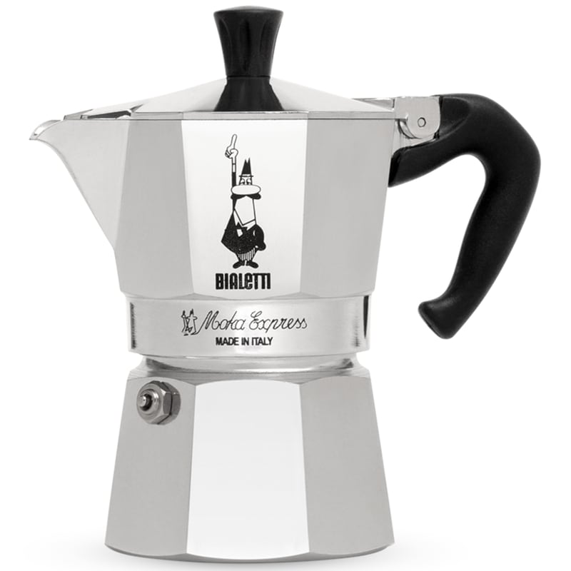 BIALETTI Μηχανή Espresso BIALETTI Moka Express Ασημί