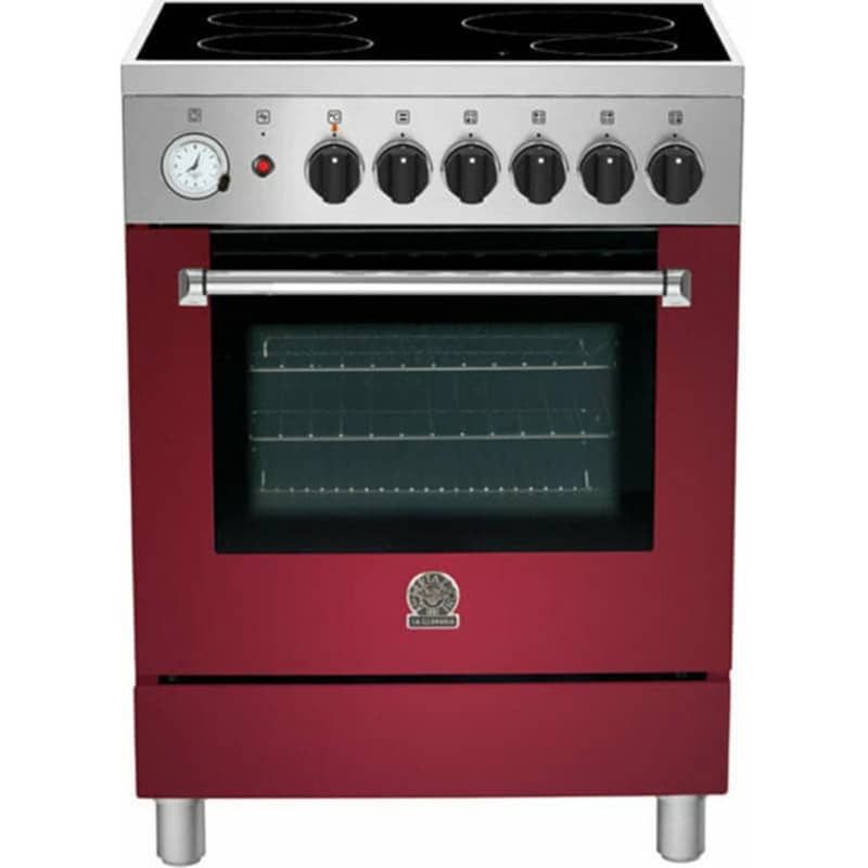 LA GERMANIA AM60V61CVI 56 Lt Κόκκινο Ηλεκτρική Κουζίνα Κεραμική