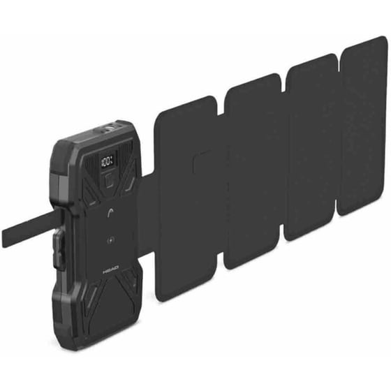 Powerbank Head Solar HDPB01 10.000 mAh 22.5W - Μαύρο image 1