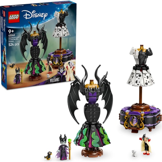 LEGO® Disney Villains Maleficent's and Cruella De Vil's Dresses (43262) image 2
