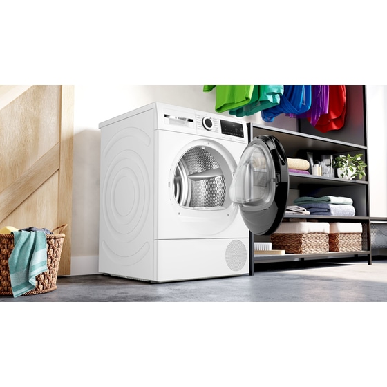 BOSCH WQG23508GR 8 kg Α++ με Αντλία θερμότητας και AutoDry Λευκό Στεγνωτήριο Ρούχων image 1