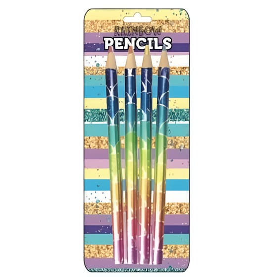 Ξυλομπογιές Tri Coastal Rainbow Pencils 4 Τεμάχια image 0