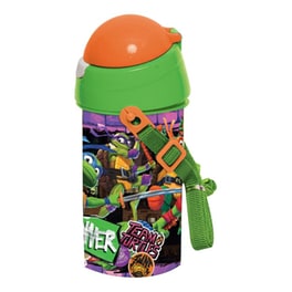 Παγούρι Gim Πλαστικό Fd Ninja Turtles 500 ml Πράσινο