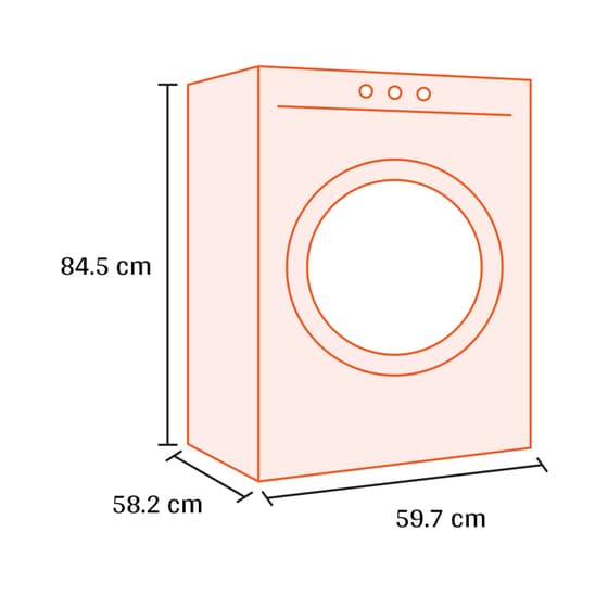 Πλυντήριο Ρούχων SHARP ES-NFB914AWB 9 kg 1.400 Στροφές - Λευκό image 1