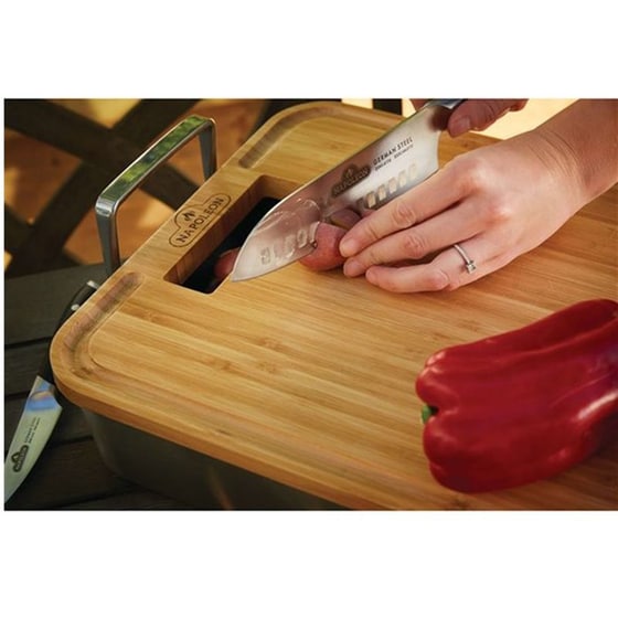 Μαχαίρι Napoleon Santoku Ανοξείδωτο18 cm - Μαύρο image 3