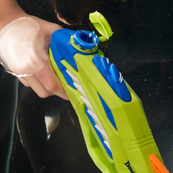 Εκτοξευτήρας Hasbro Nerf Dinosquad Super Soaker Raptor-Surge Dual Pack (F8436) image 4