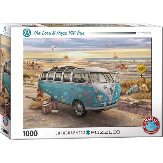 Παζλ Eurographics The Love & Hope VW Bus by Greg Giordano (1000 Κομμάτια) image 0
