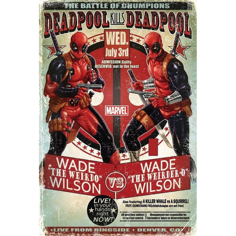 Αφίσα Marvel Wade Vs Wade Deadpool Κάθετη 61x91 cm φωτογραφία