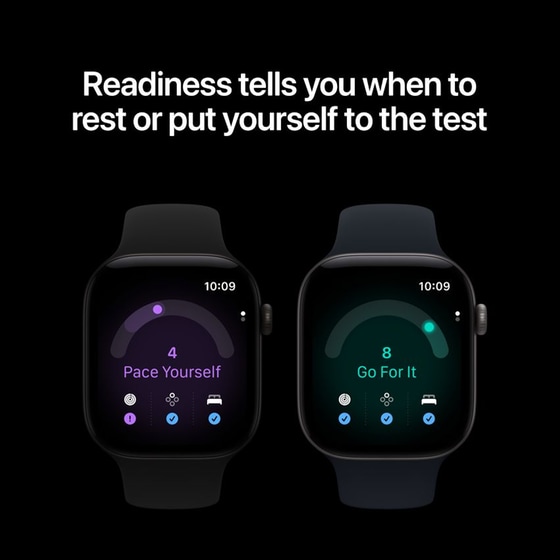 Apple Watch Series 12 GPS 42mm Space Grey Aluminium Case with Navy Blue Sport Band - S/M image 3