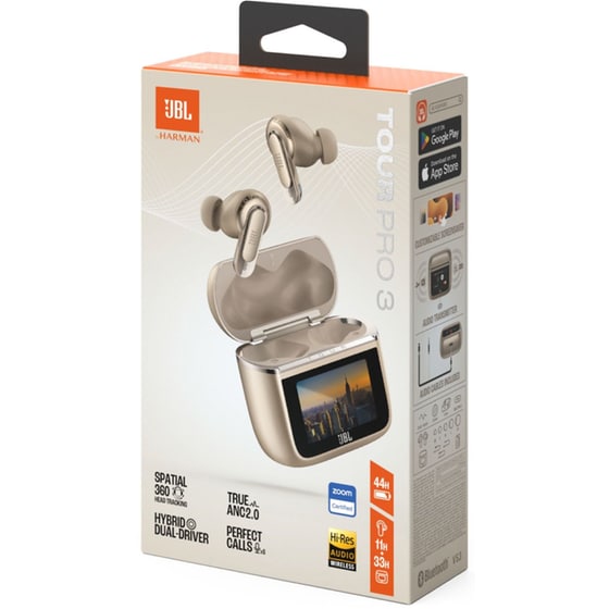 Ακουστικά Bluetooth JBL Tour Pro 3 - Latte image 12