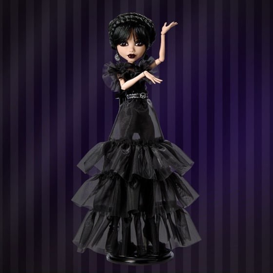 Mattel Κούκλα Συλλεκτική Monster High x Wednesday Rave'n Dance Φόρεμα image 7