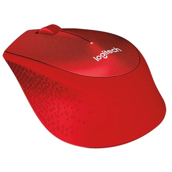 Logitech M330 Silent Plus Ασύρματο Mini Ποντίκι Κόκκινο image 1