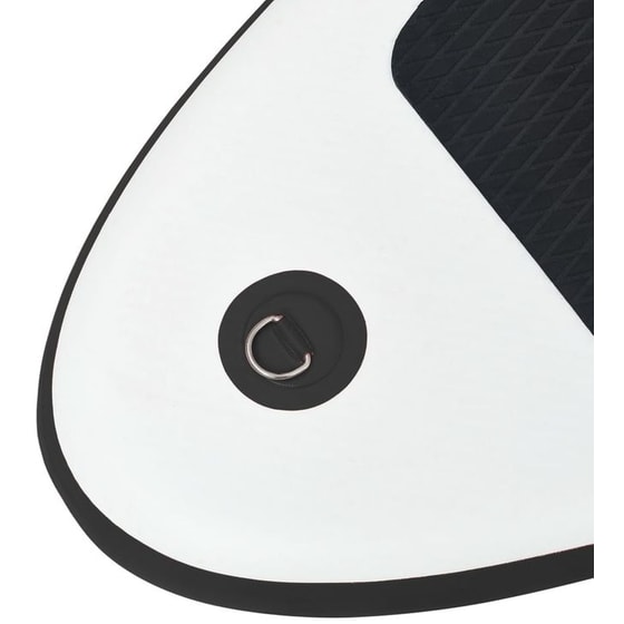 Φουσκωτή Σανίδα SUP VidaXL με Πανί 330x72 cm - Μαύρη Λευκή image 10