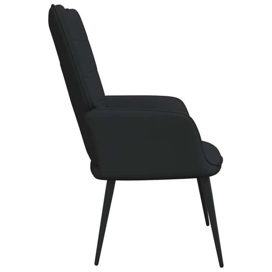 Πολυθρόνα Relax VidaXL από Ύφασμα - Μαύρη image 1
