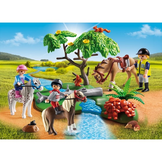 PLAYMOBIL® 6947 Παιδάκια με πόνι και εκπαιδευτής με άλογο image 0