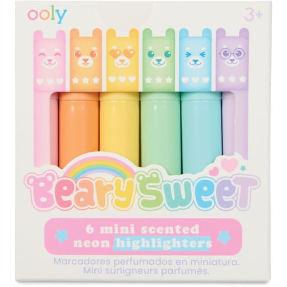 Μαρκαδόροι Υπογράμμισης Ooly Αρωματικοί Beary Sweet (6 Τεμάχια) image 0