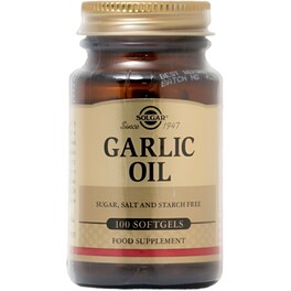Ειδικό Συμπλήρωμα Διατροφής Solgar Garlic Oil - 100 κάψουλες