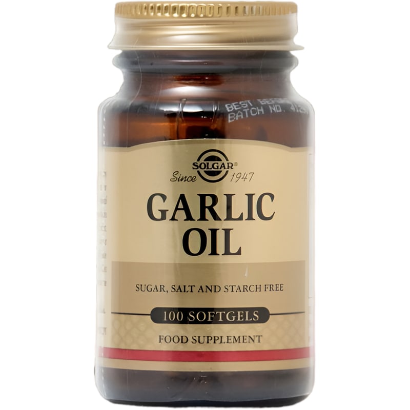 Ειδικό Συμπλήρωμα Διατροφής Solgar Garlic Oil - 100 κάψουλες