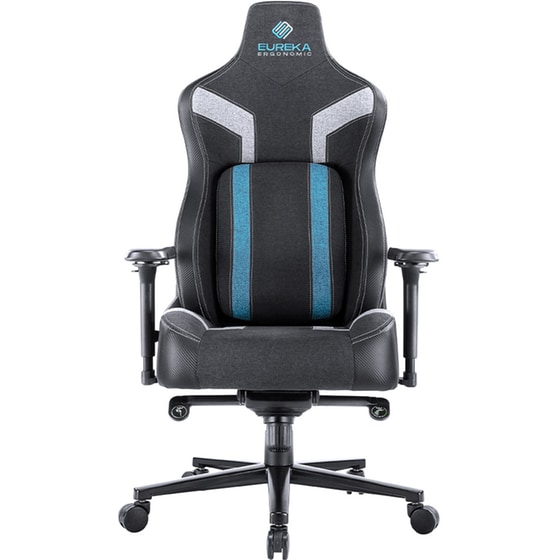 Καρέκλα Gaming Eureka Ergonomic Python II ERK-GC08-BU από Τεχνητό Δέρμα - Μαύρη/Μπλε image 1