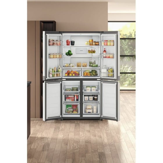 HOTPOINT HAQ9 E2L EF Total No Frost 631 Lt Ασημί Ψυγείο Ντουλάπα image 6