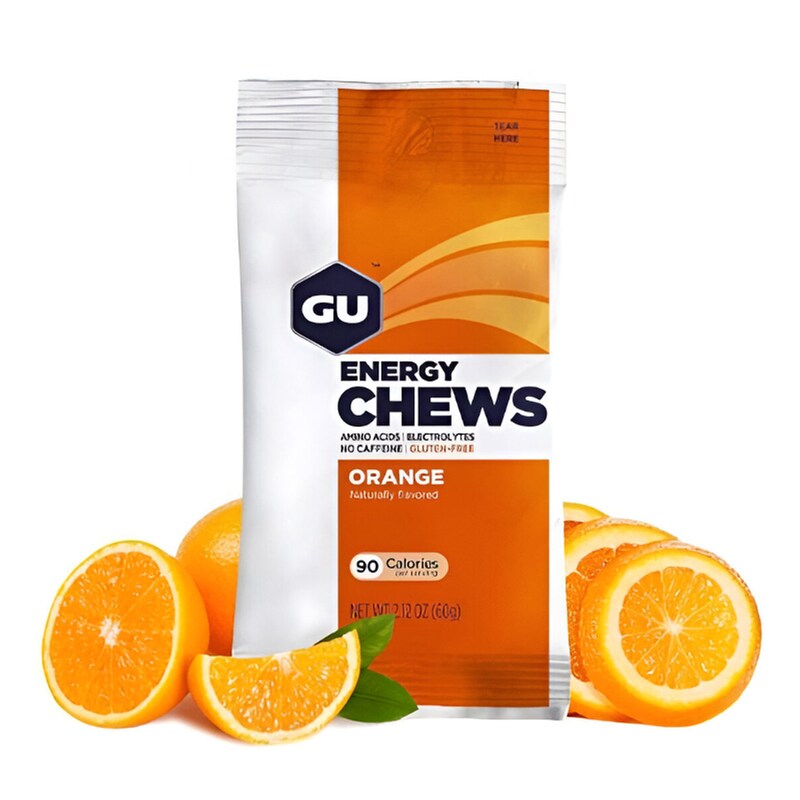 Ενεργειακά Καραμελάκια Gu Energy Chews Πορτοκάλι - 60gr