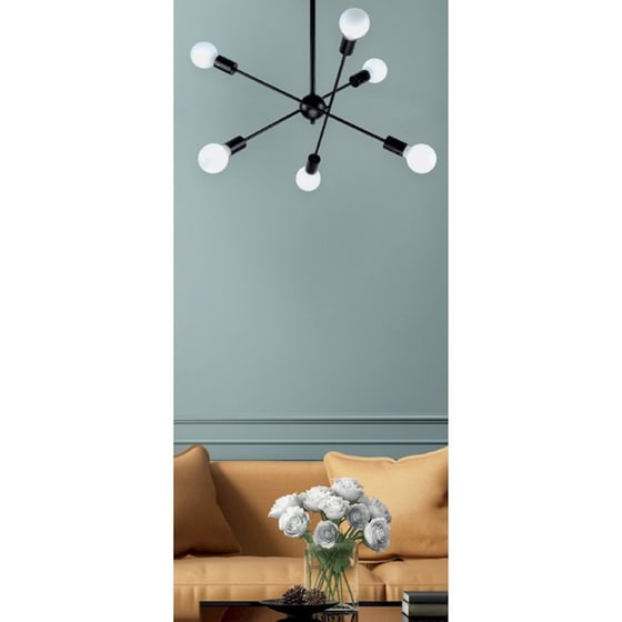 Φωτιστικό Οροφής Πολύφωτο Homelighting Gwen 77-8091 Μεταλλικό - Μαύρο image 1