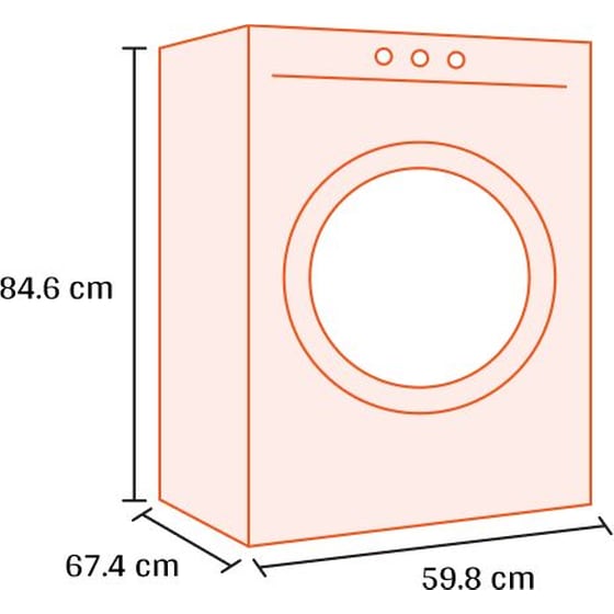 WHIRLPOOL WP A8X WBS EE 8 kg με Αντλία Θερμότητας Λευκό Στεγνωτήριο Ρούχων image 1