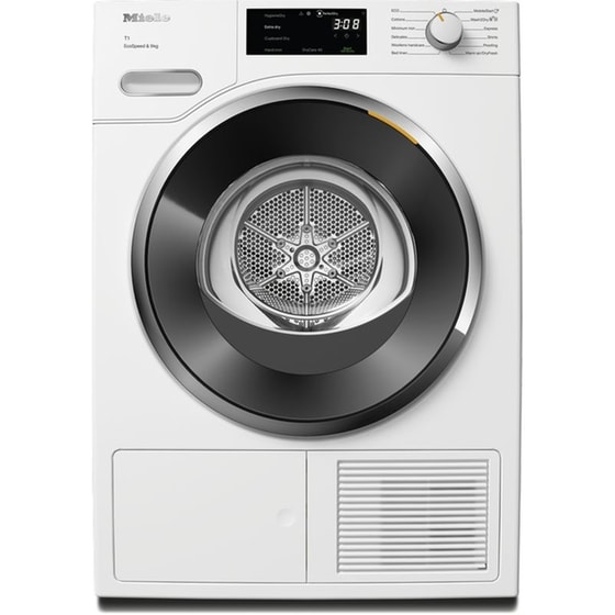 MIELE TWH780WP EcoSpeed 9 kg με Αντλία Θερμότητας Λευκό Στεγνωτήριο Ρούχων image 0