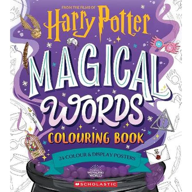 Magical Words Colouring Book