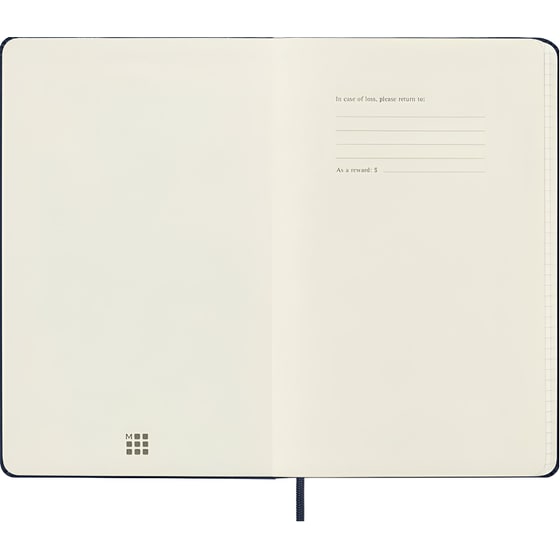 Σημειωματάριο Moleskine Καρέ Medium Μπλε (1 Τεμάχιο) image 2