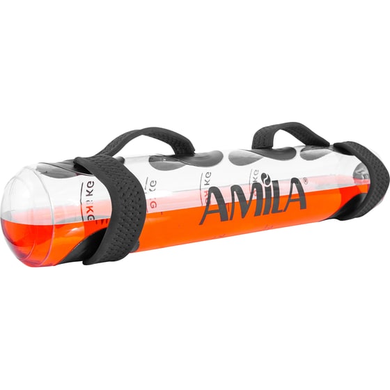 Power Bag 15kg Amila Hydrobag 90661 από PVC με Νερό - Πορτοκαλί/Λευκός image 0