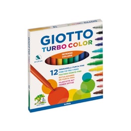 Μαρκαδόροι Giotto Tourbo Color Λεπτοί 12 Τεμ.